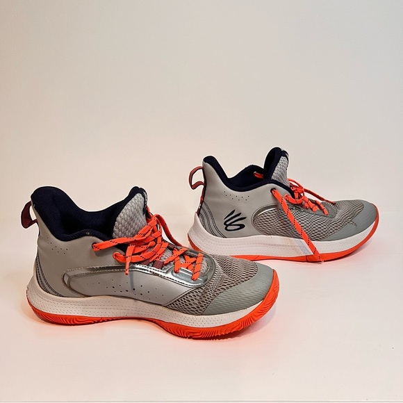 Under Armour Curry 3Z6 Mod Gray Men’s 9.5 / Women’s 11 (3025090-101) - Picture 2 of 11